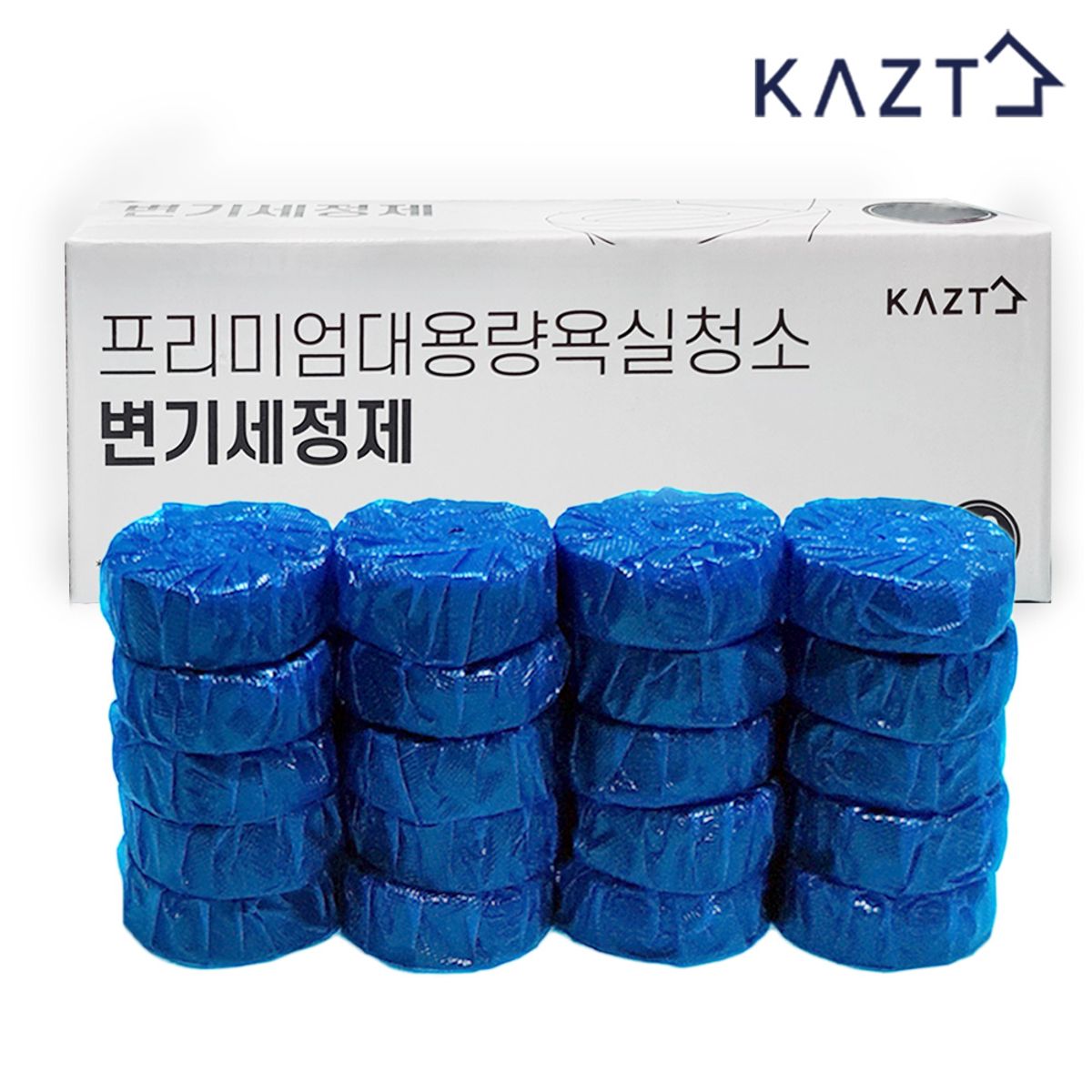 가쯔(KAZT) 대용량욕실청소변기세정제50g20개