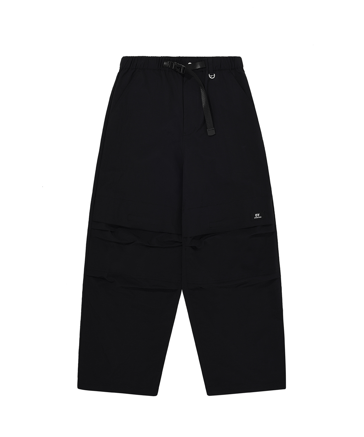 오픈야드(오와이)(OPENYARD(OY)) SIX KNEE POCKETS CARPENTER PANTS-BLACK