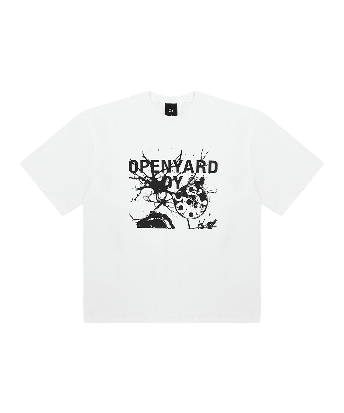 오픈야드(오와이)(OPENYARD(OY)) CELL DIVISION LOGO T-WHITE