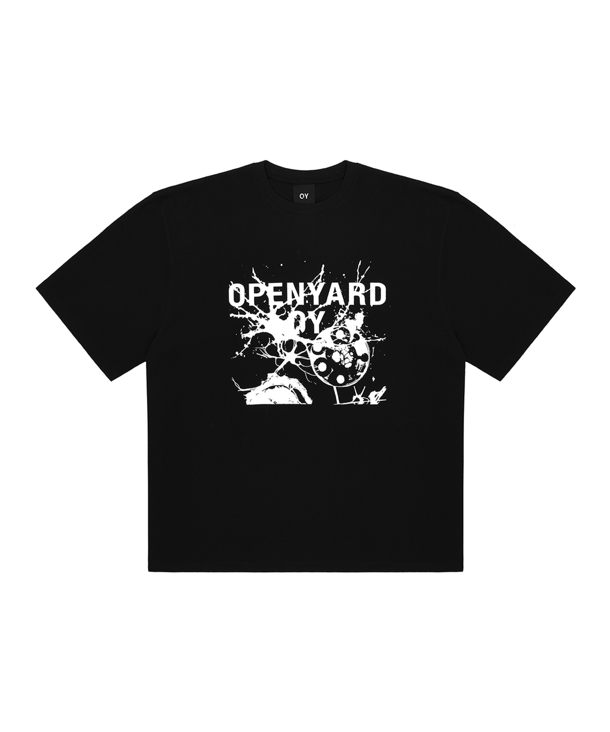 오픈야드(오와이)(OPENYARD(OY)) CELL DIVISION LOGO T-BLACK