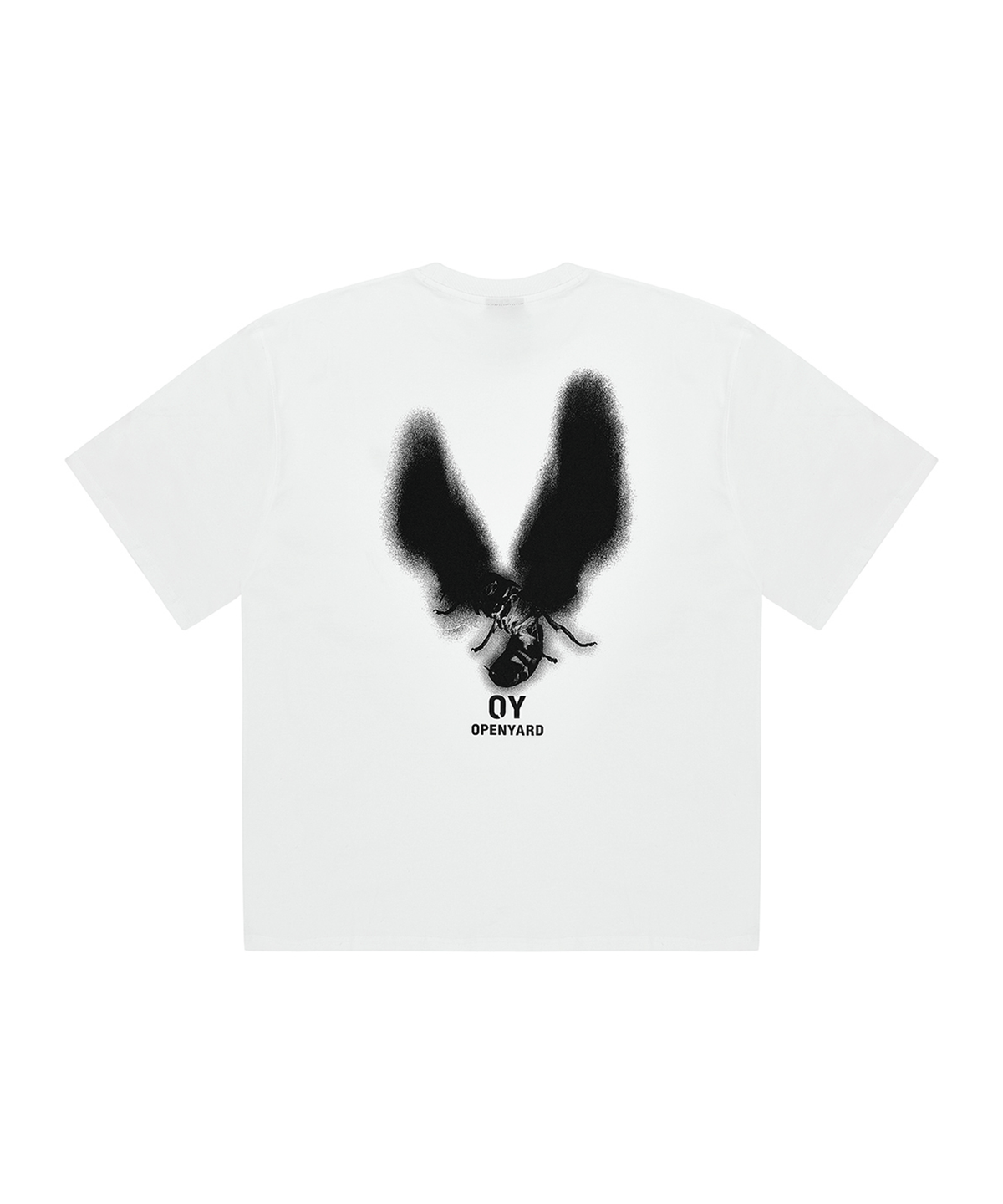 오픈야드(오와이)(OPENYARD(OY)) FEATHER LOGO T-WHITE