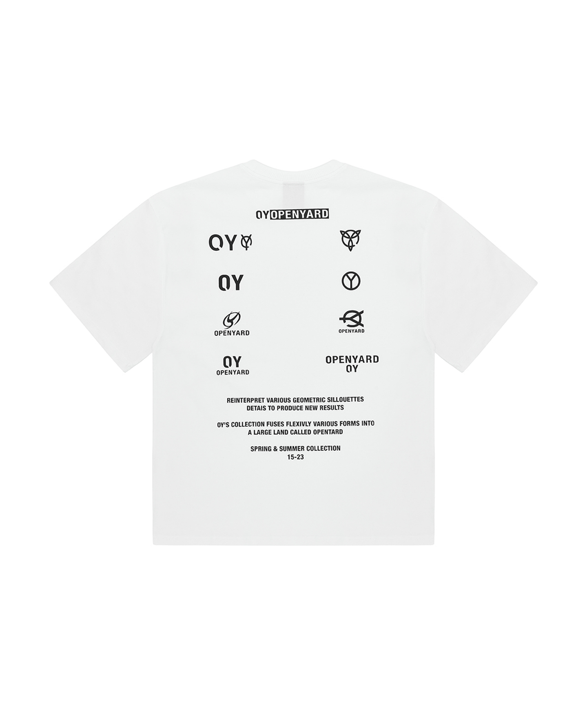 오픈야드(오와이)(OPENYARD(OY)) ARCHIVE LOGO T-WHITE
