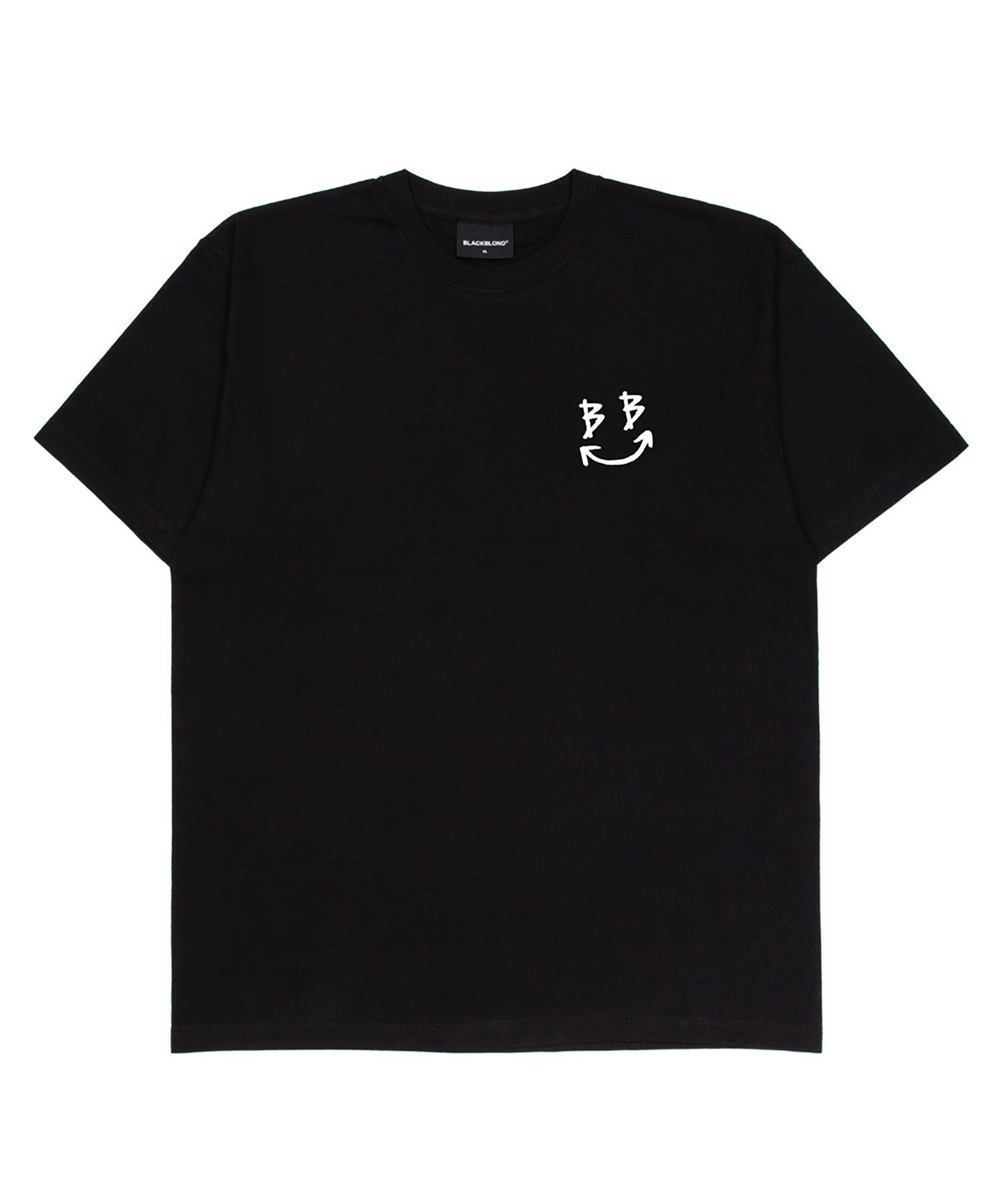 Tシャツ・カットソー BLACKBLOND Bibbidi Leopard Classic Smile Logo Sweatshirt Bla Designer fashion, Seoul-fully created | W Concept