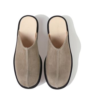 중앙절개 스웨이드 캐주얼 블로퍼 7006-QS [ASH BEIGE]