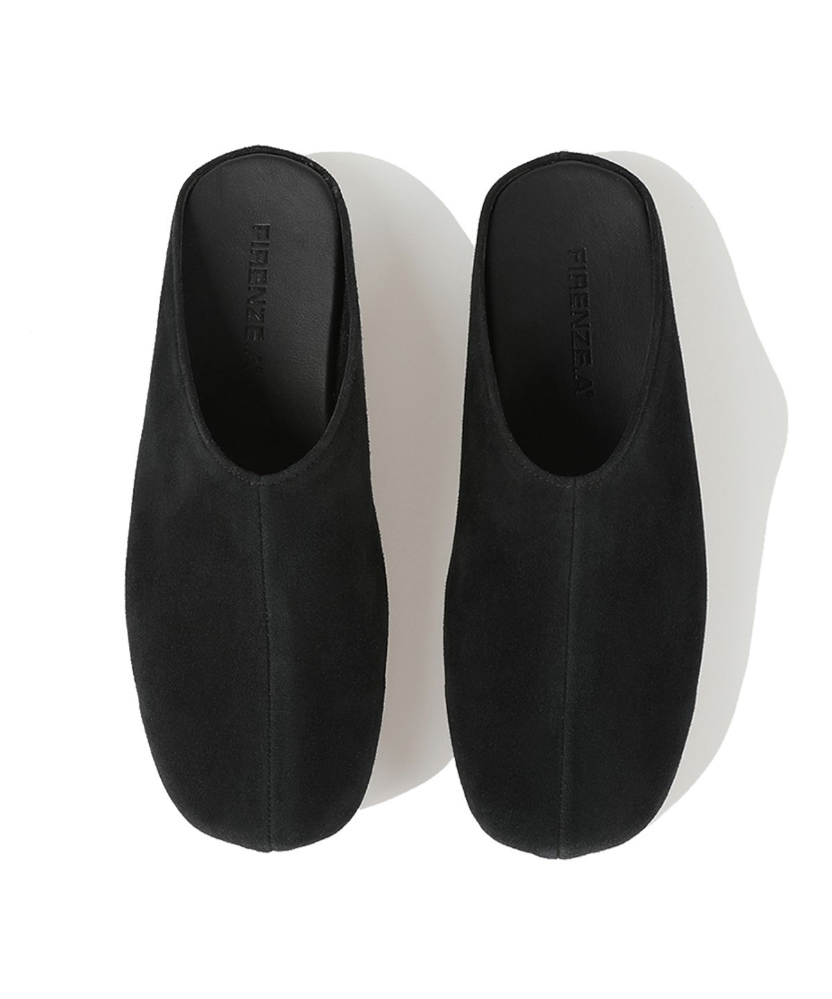 피렌체 아뜨리에(FIRENZE ATELIER) 플랫솔 스웨이드 유니섹스 블로퍼 7004-QS [BLACK]