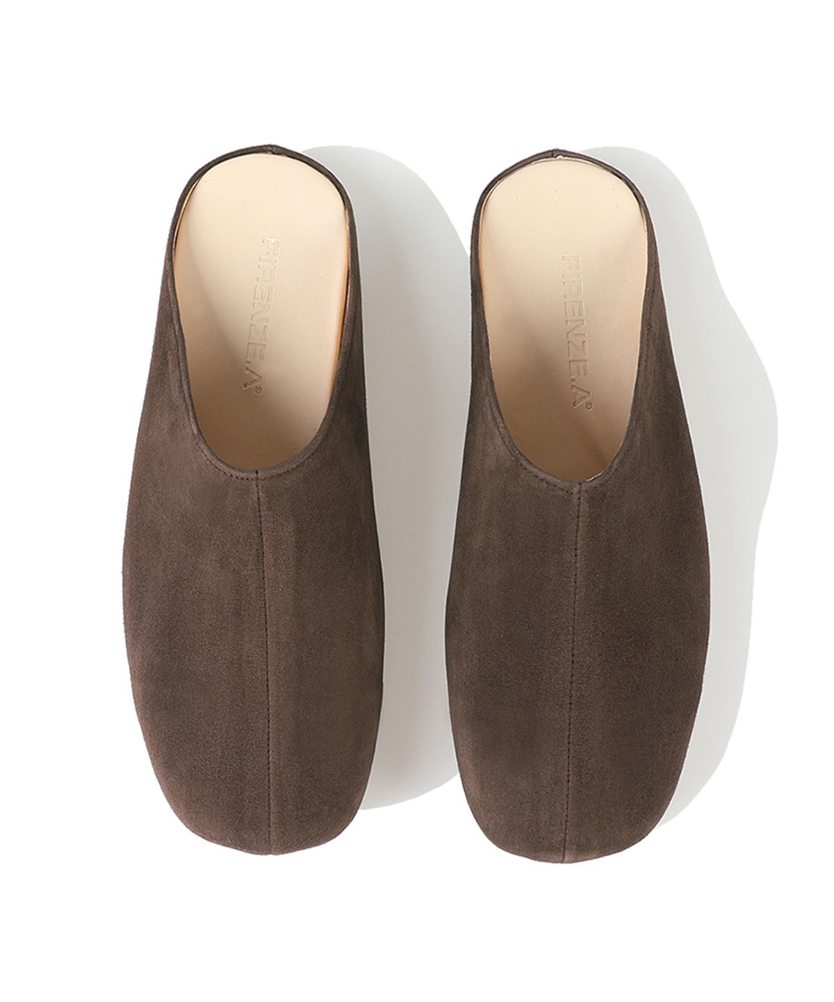 피렌체 아뜨리에(FIRENZE ATELIER) 플랫솔 스웨이드 유니섹스 블로퍼 7004-QS [DARK BROWN]