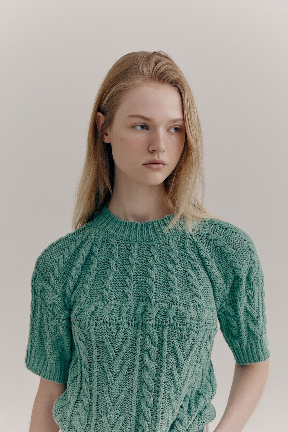 노우드(NOEUD) Pretzel Short Sleeve (Green)