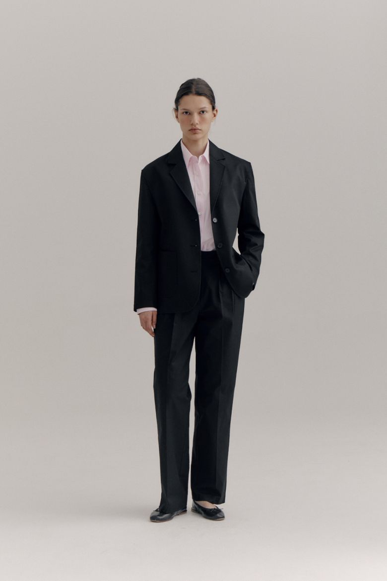 March cotton pants (Black)