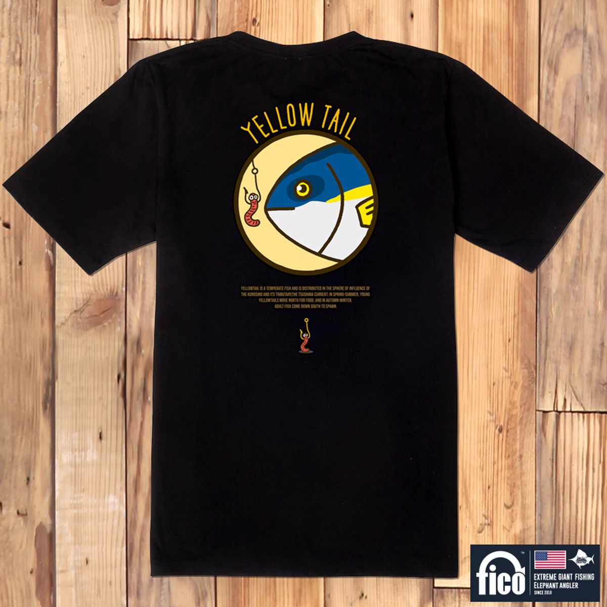 돌돌(DOLDOL) FICO_tshirts-122 익스트림 낚시 브랜드 피코 시즌2 캐릭터 그래픽 디자인 티셔츠