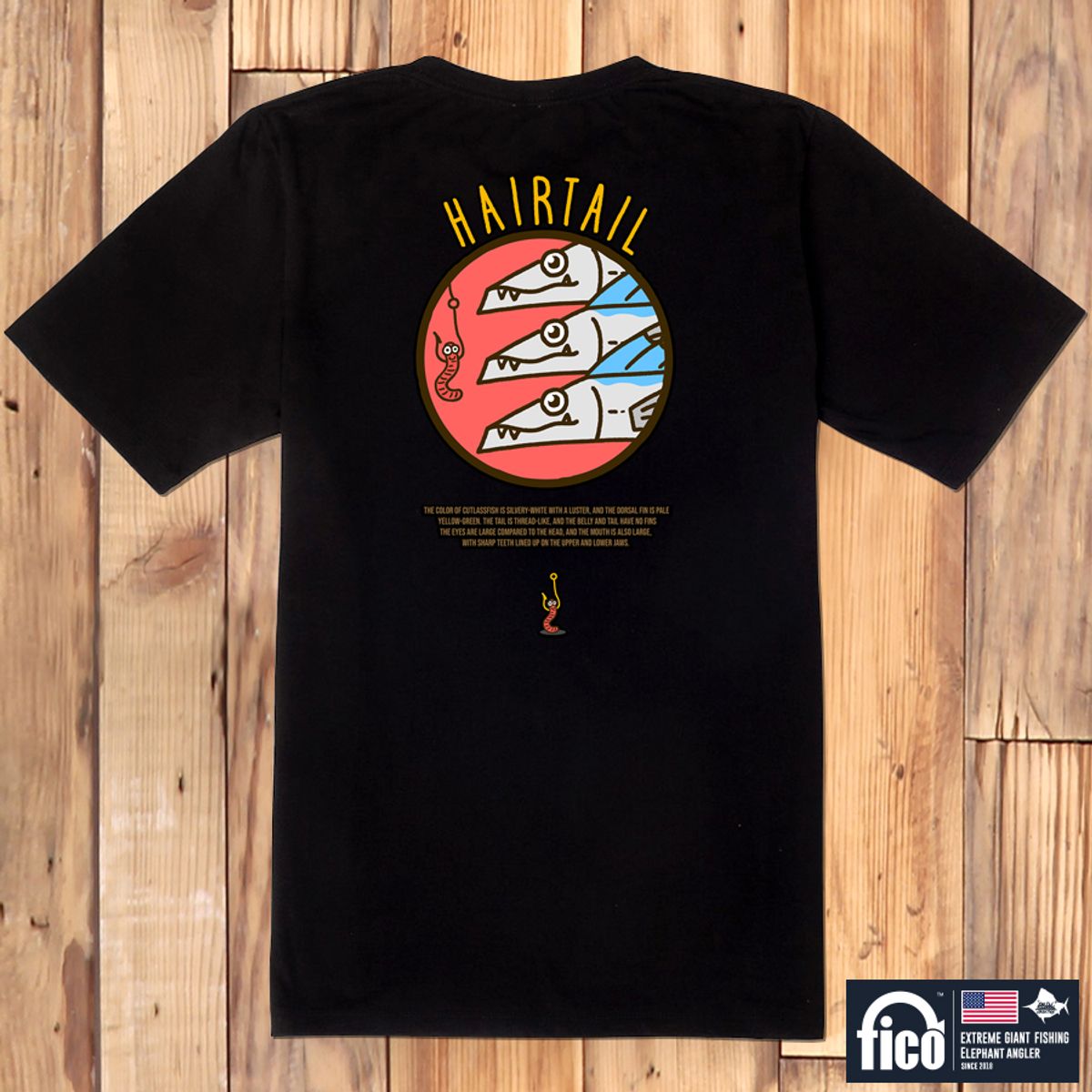 돌돌(DOLDOL) FICO_tshirts-123 익스트림 낚시 브랜드 피코 시즌2 캐릭터 그래픽 디자인 티셔츠