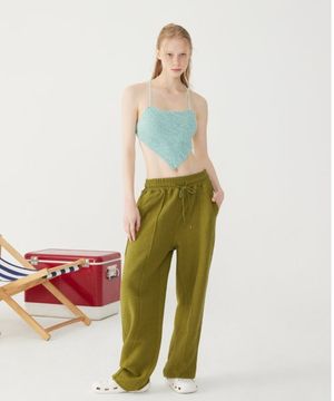 TERRY 2-WAY JOGGER PANTS_Olive