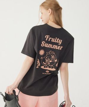 FRUITY SUMMER T-SHIRT_Charcoal