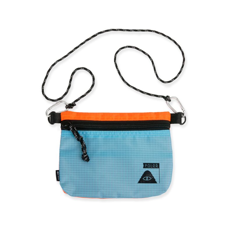 스터프에이블 파우치 LTBLUE/ORANGE