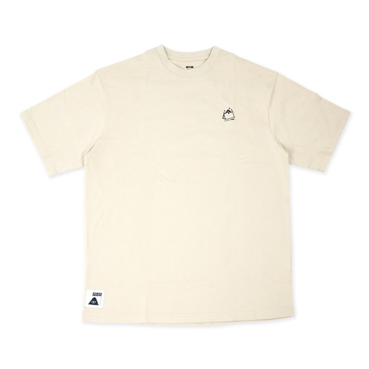 폴러스터프(POLERSTUFF) 캠프 바이브스 릴렉스핏 티 MOSS GRAY