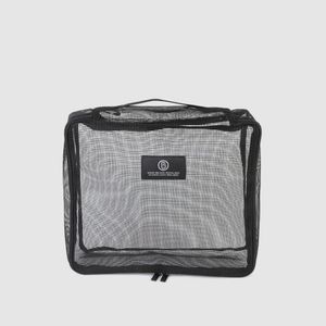 메쉬 네모 여행용 파우치 M