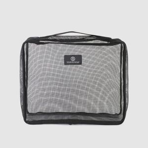메쉬 네모 여행용 파우치 L