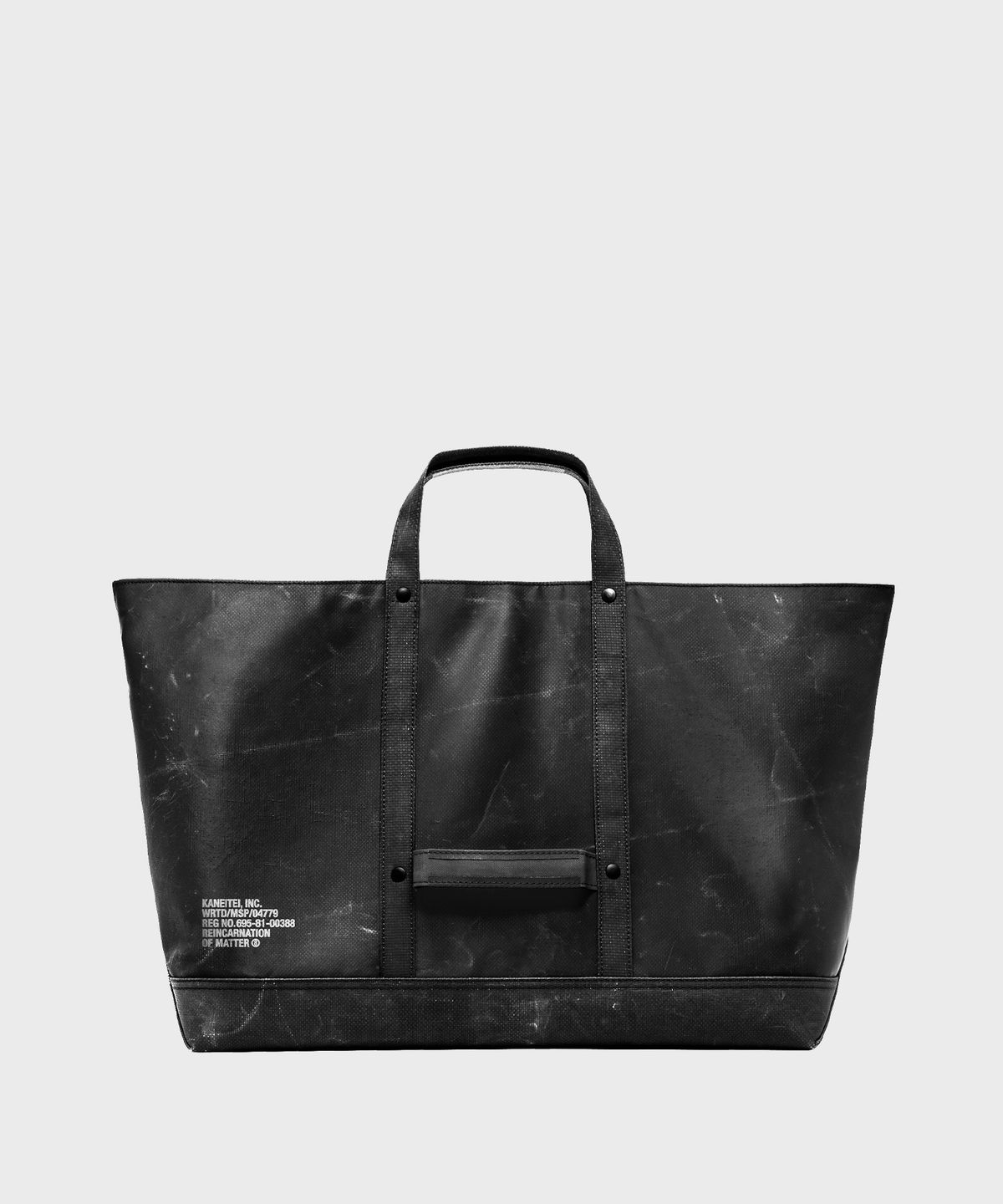 카네이테이(KANEITEI) MASON TOOL BAG M (BLACK) / UPCYCLED