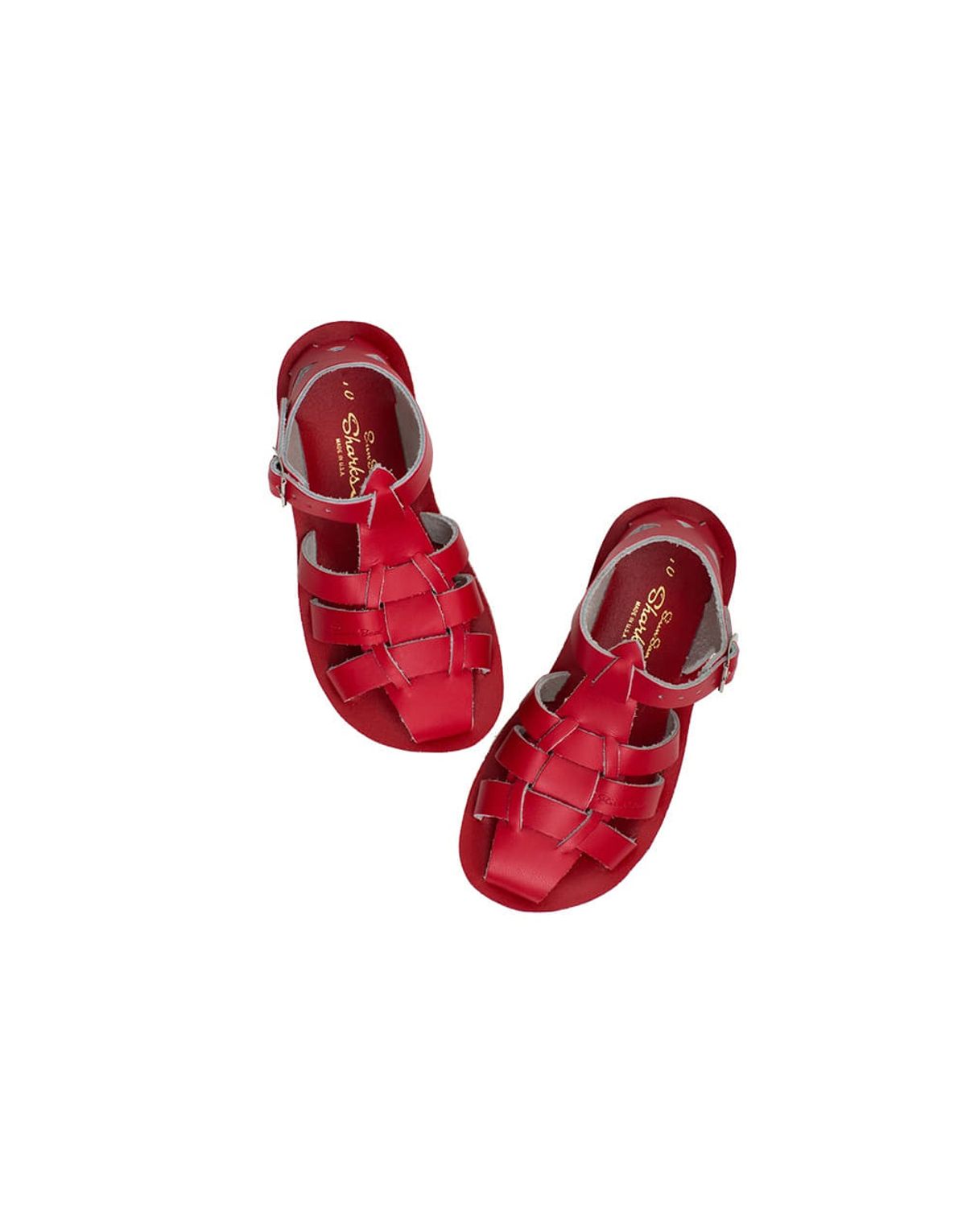 솔트워터 키즈(SALTWATER KIDS) CHILD VELCRO SHARK RED