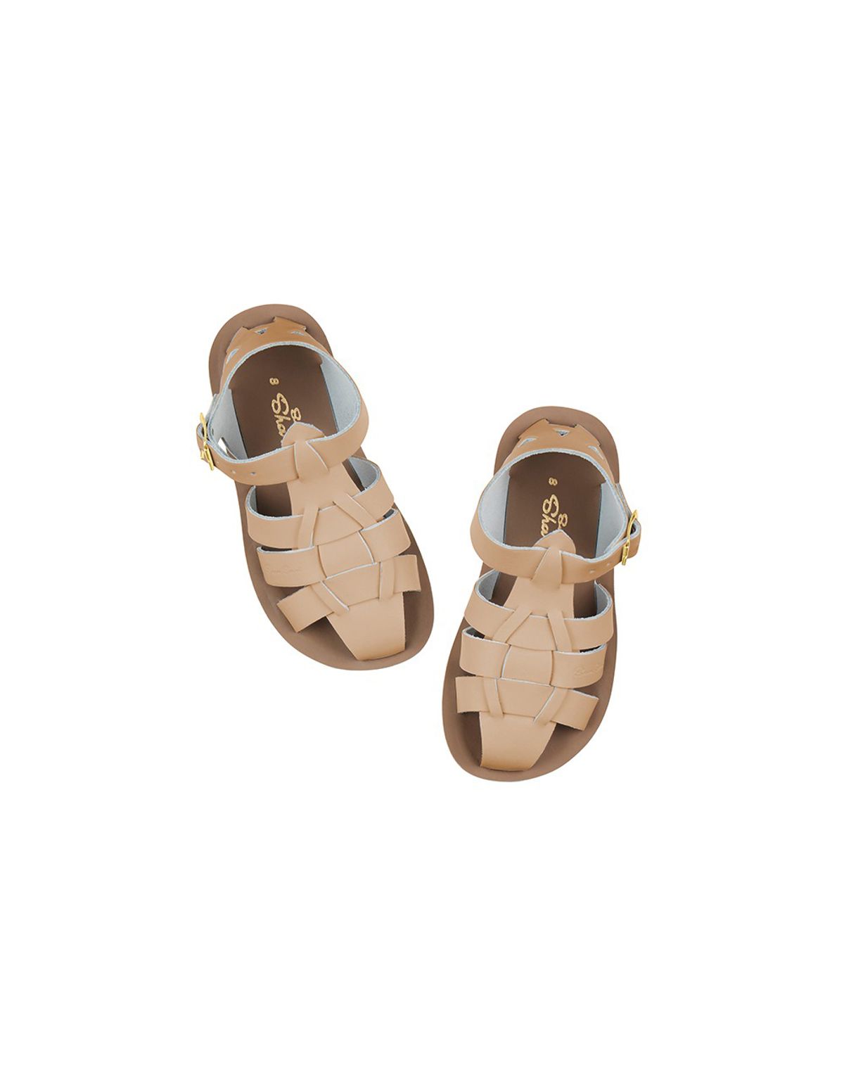 솔트워터 키즈(SALTWATER KIDS) CHILD VELCRO SHARK LATTE