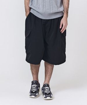 CB 벌룬 카고 반바지 (블랙)