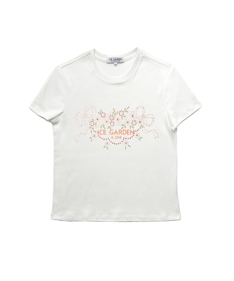 Floral Graphic T-shirt (Tequila Sunrise)