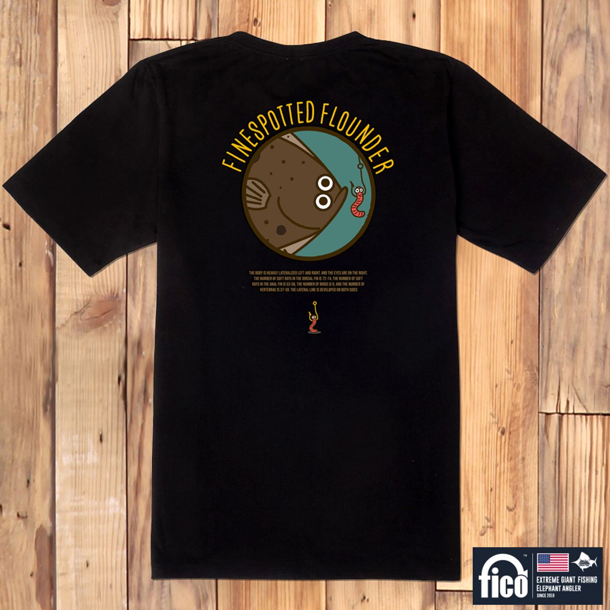 돌돌(DOLDOL) FICO_tshirts-128 익스트림 낚시 브랜드 피코 시즌2 캐릭터 그래픽 디자인 티셔츠