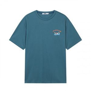 남성) 바캉스 그래픽 티셔츠 (세미오버)_AN2WTS311-TQ