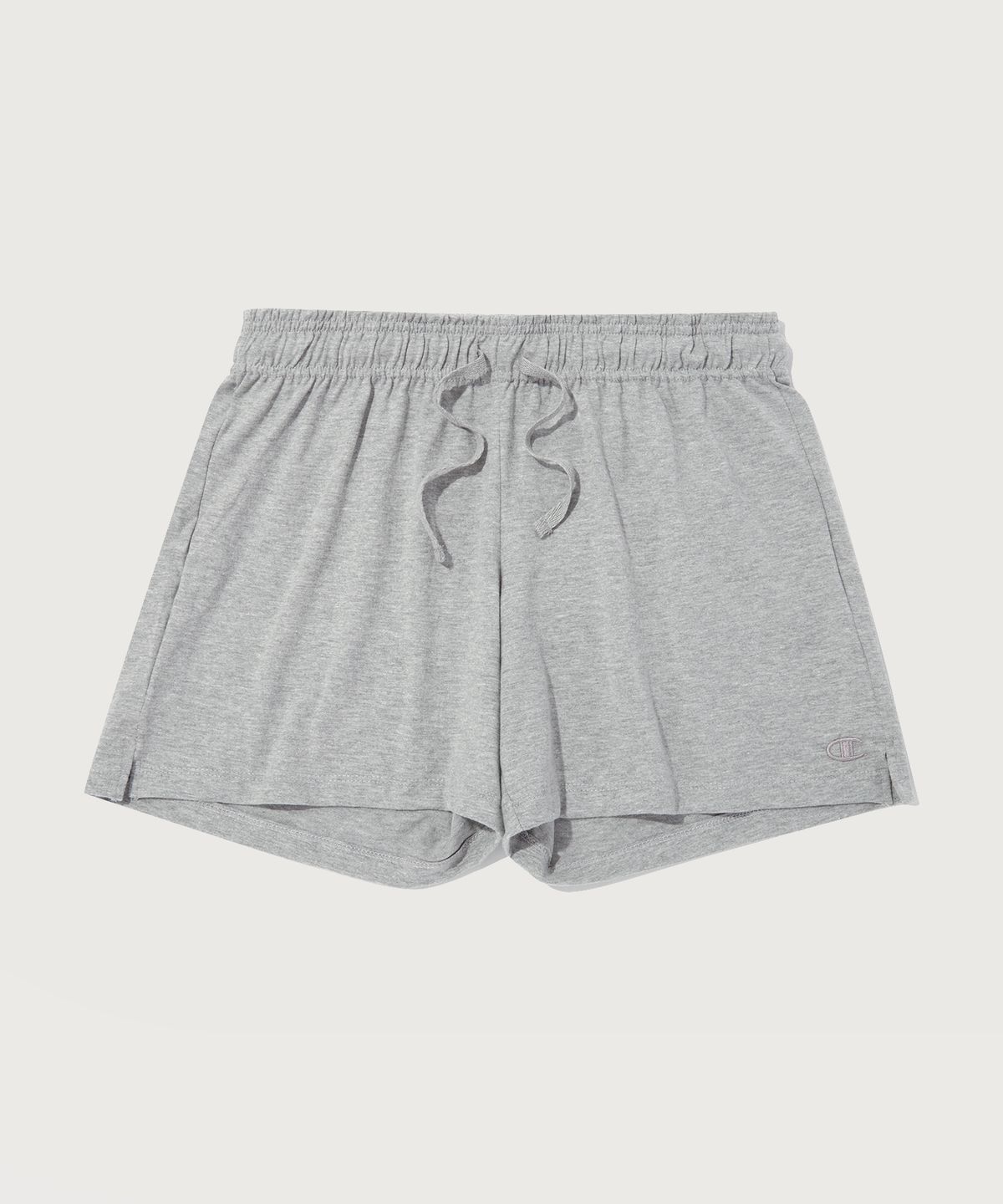 챔피온(CHAMPION) 여성 5부 코튼 저지 숏팬츠 Normal Grey
