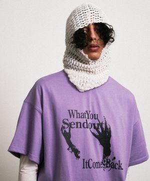 LIFE IS AN ECHO T-SHIRTS [PURPLE]