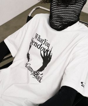 LIFE IS AN ECHO T-SHIRTS [WHITE]