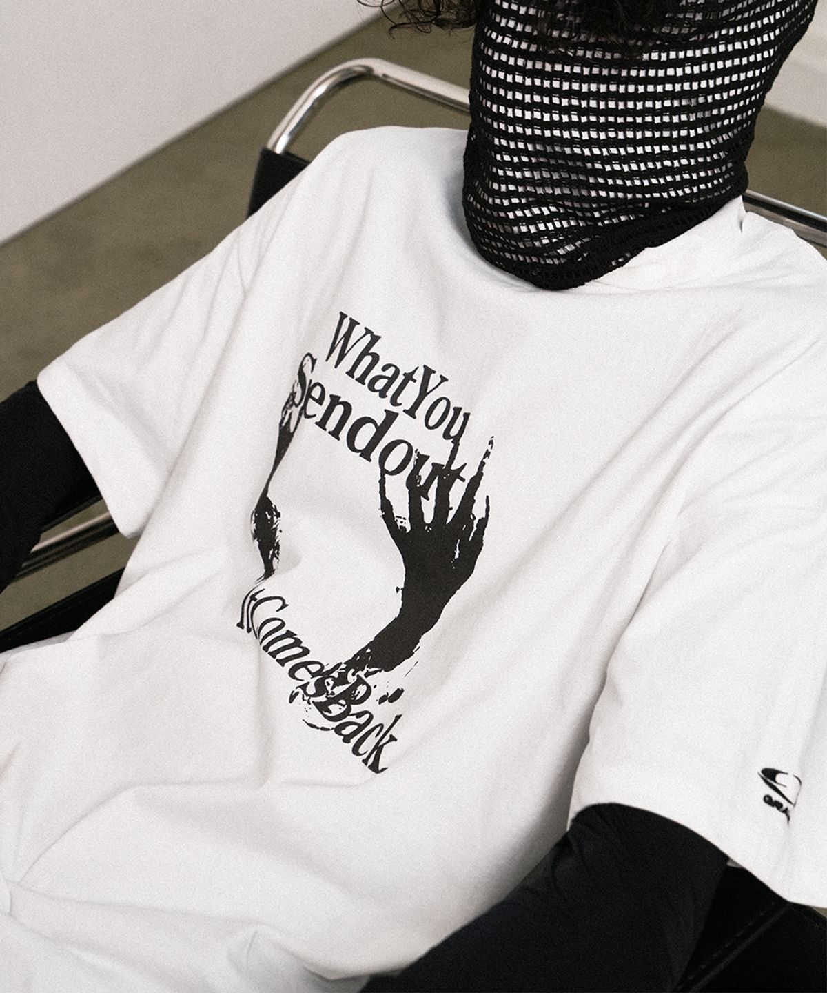 그레일즈(GRAILZ) LIFE IS AN ECHO T-SHIRTS [WHITE]
