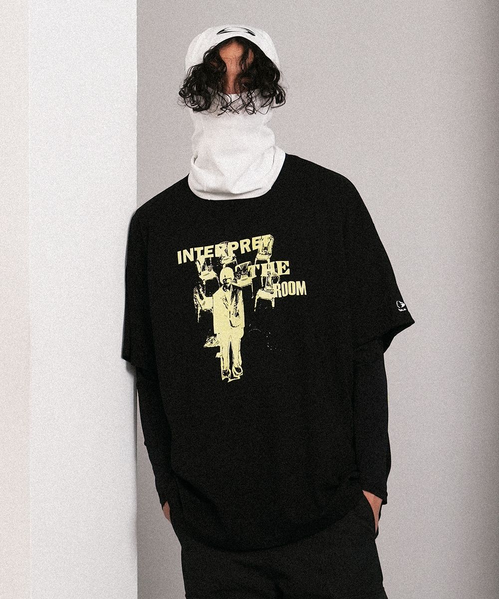 MUSINSA公式 | GRAILZ PRIVATE EYE T-SHIRTS [BLACK]