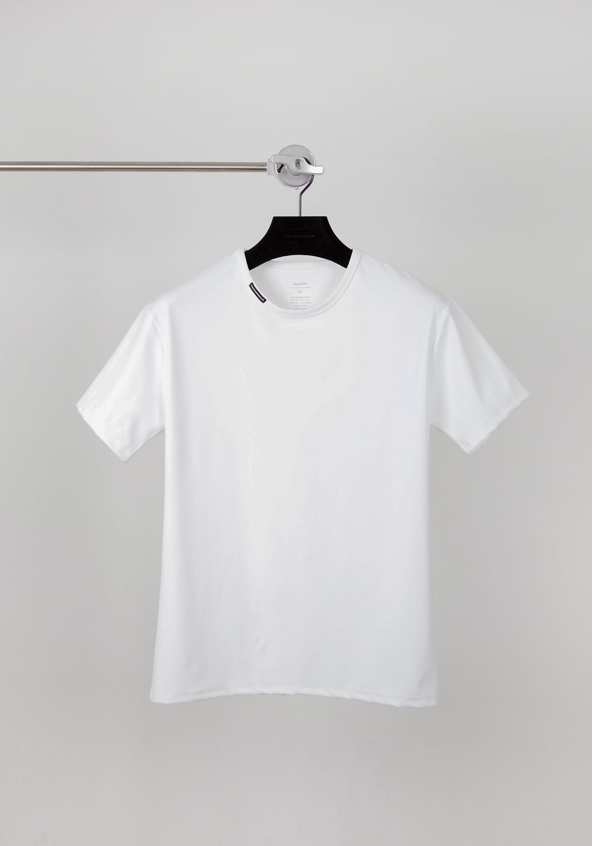 고저(GOZER) LABEL SLIM-TENSION T-SHIRT_WHITE