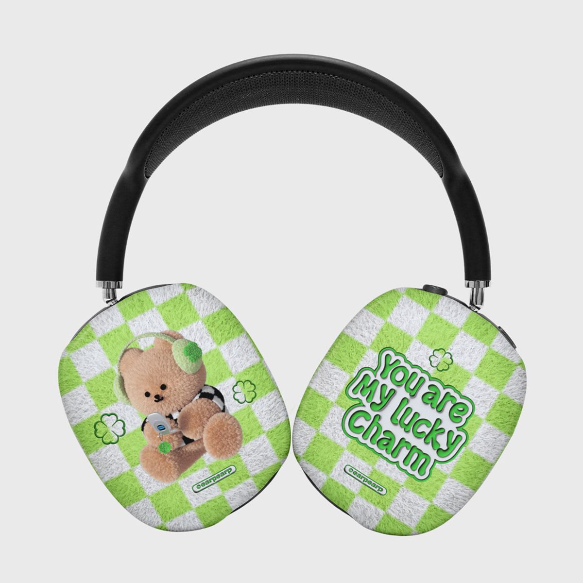 어프어프(EARPEARP) CLOVER HEADSET COVY-GREEN(에어팟맥스-하드)