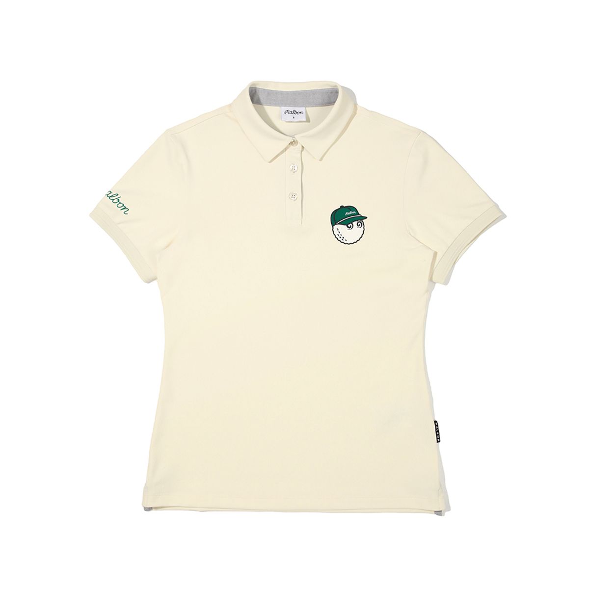 말본 골프(MALBON GOLF) 버킷 포인트 폴로 티셔츠 LEMON (WOMAN)