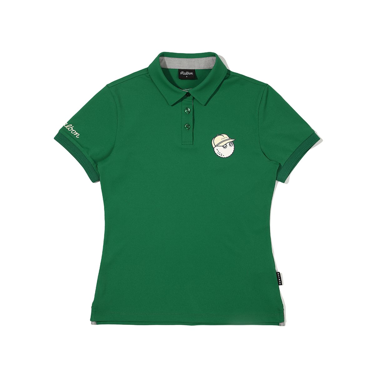 말본 골프(MALBON GOLF) 버킷 포인트 폴로 티셔츠 GREEN (WOMAN)
