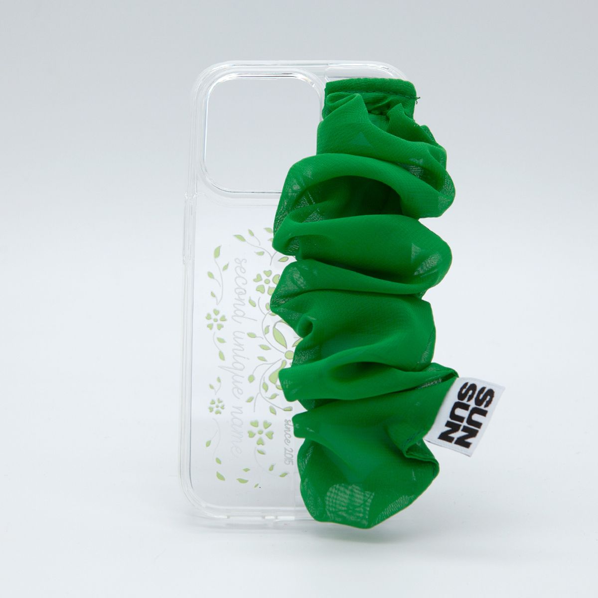 세컨드유니크네임(SECOND UNIQUE NAME) SUN CASE CHIFFON GOBULL GREEN