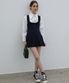 플리츠 스커트 슬림 베스트 원피스