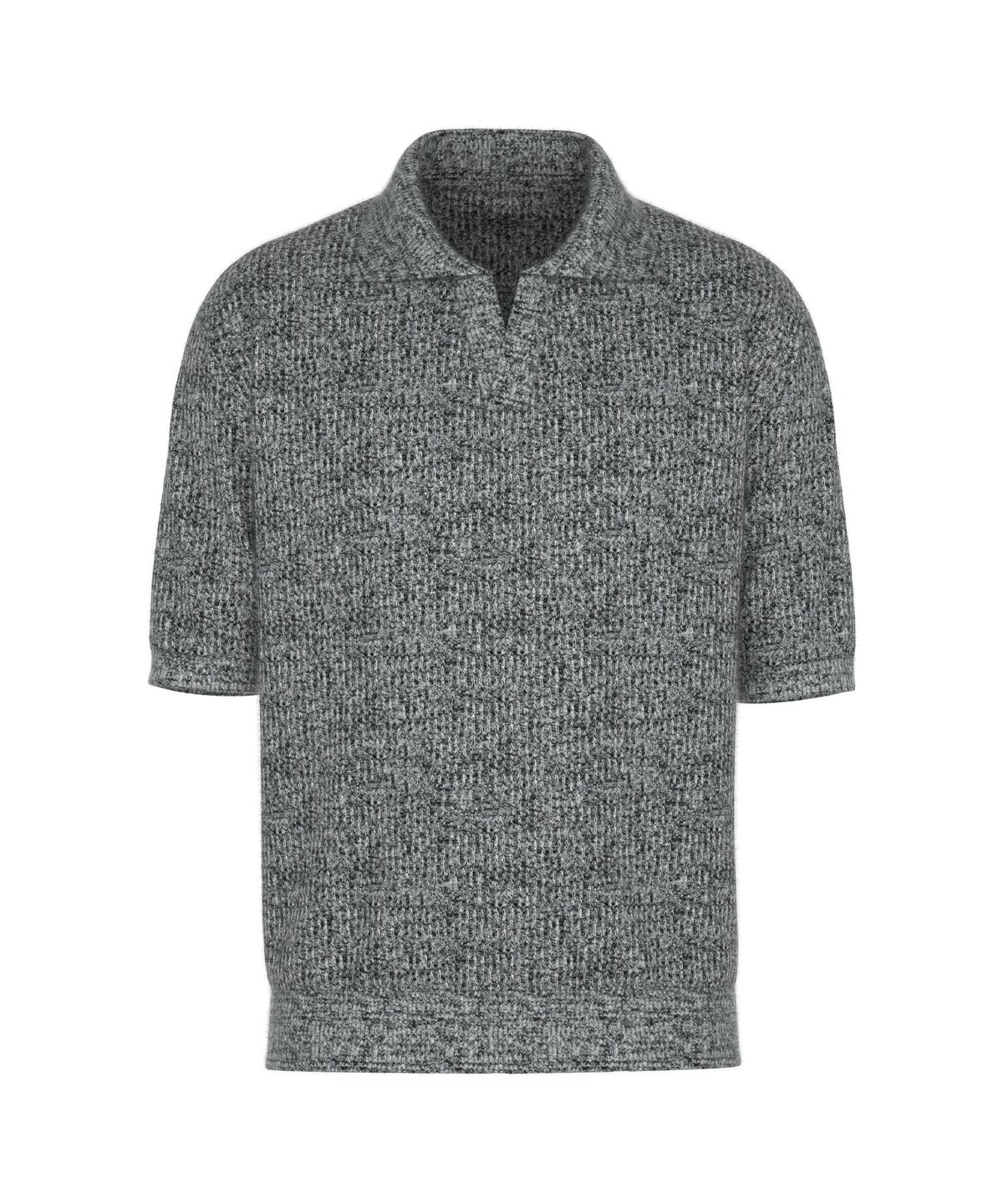 드림월드(DREAMWORLD) Bookle Half Collar Knit (Black)