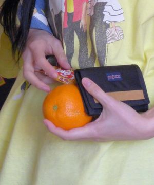 코어 트라이폴드 지갑 BLACK