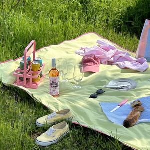 멜팅라임 양면방수 피크닉매트 캠핑용 돗자리 2size