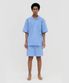 Stay Stripe Pajamas Short Pants - Light Blue