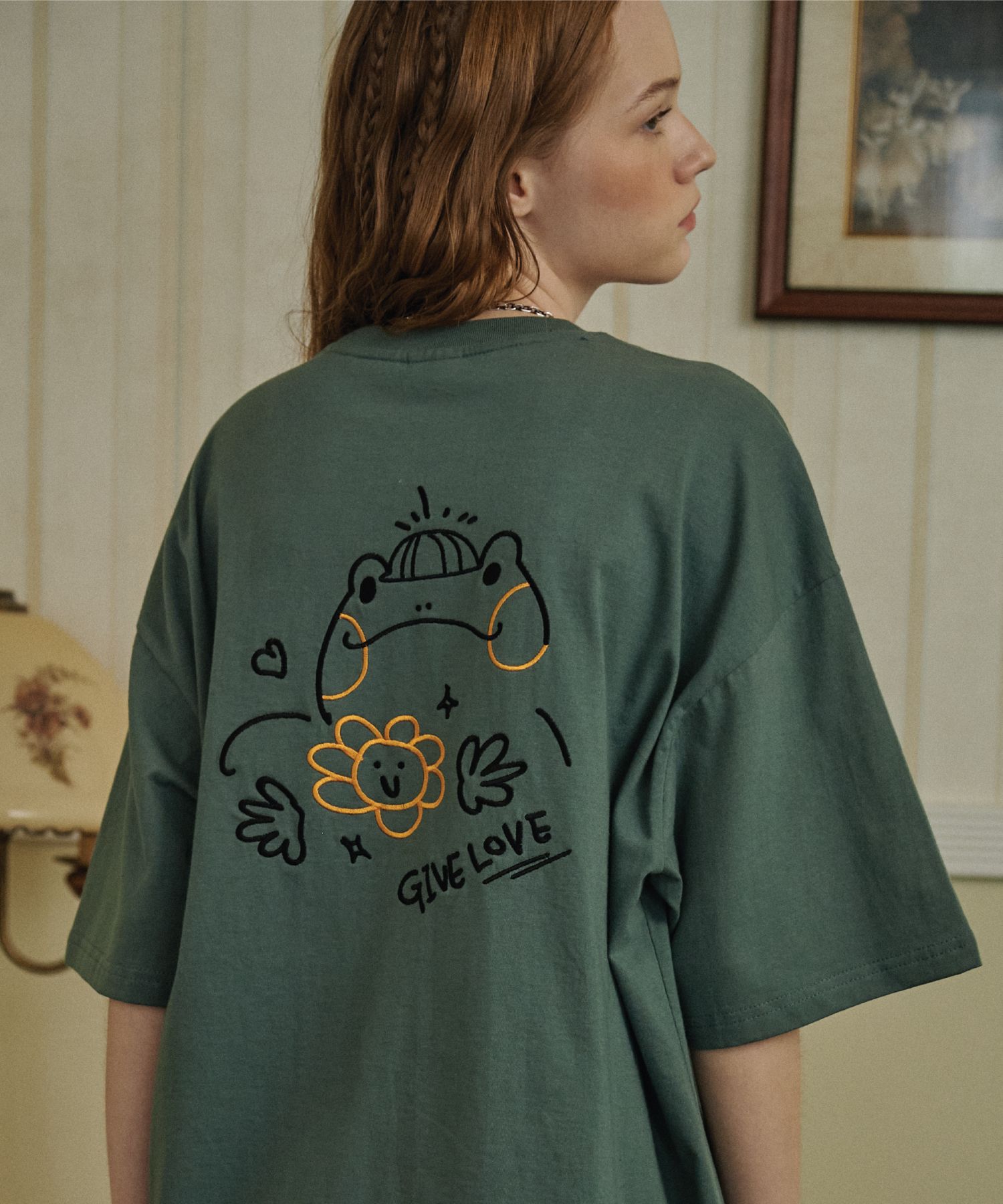 【CPGN STUDIO】Frog Pop Embroidery Short Sleeve T-shirt MUSINSA | CPGN STUDIO Frog Pop Embroidery Short Sleeve T