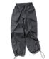 와이드 오버 카고 팬츠 챠콜