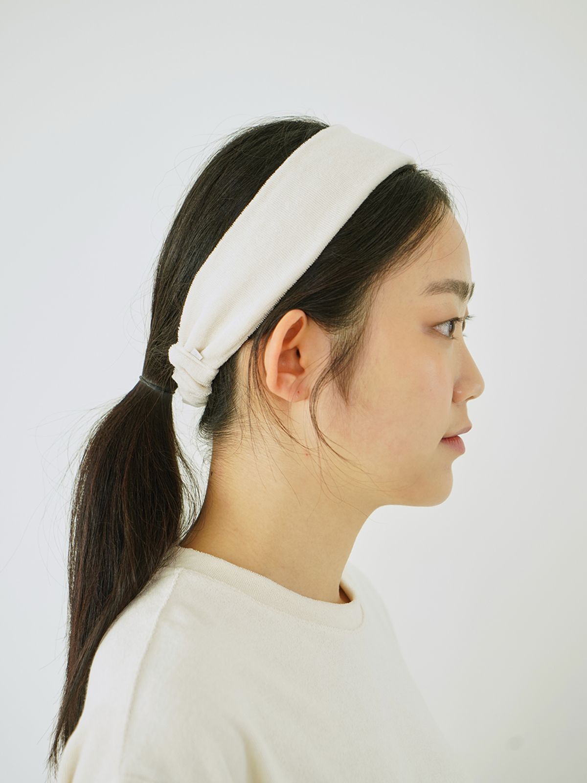 씨솔트씨(SEA SALT SEA) 라운지헤어밴드(아이보리)
