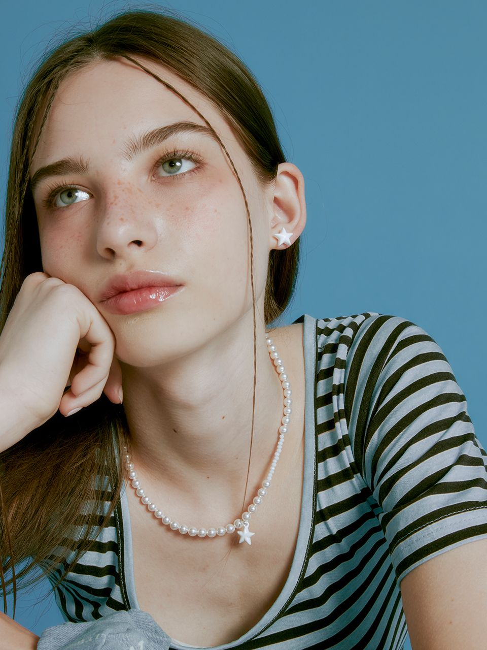 ☆【VINTAGE HOLLYWOOD】☆Pastel Star Beads Pearl Necklac.e☆ 関税込☆VINTAGE HOLLYWOOD☆Pastel Star Beads Pearl Necklace