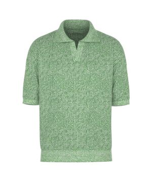 Bookle Half Collar Knit (Green)
