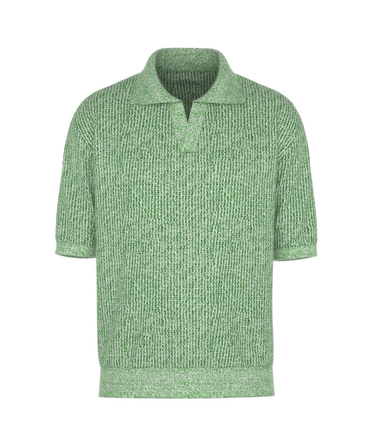 드림월드(DREAMWORLD) Bookle Half Collar Knit (Green)