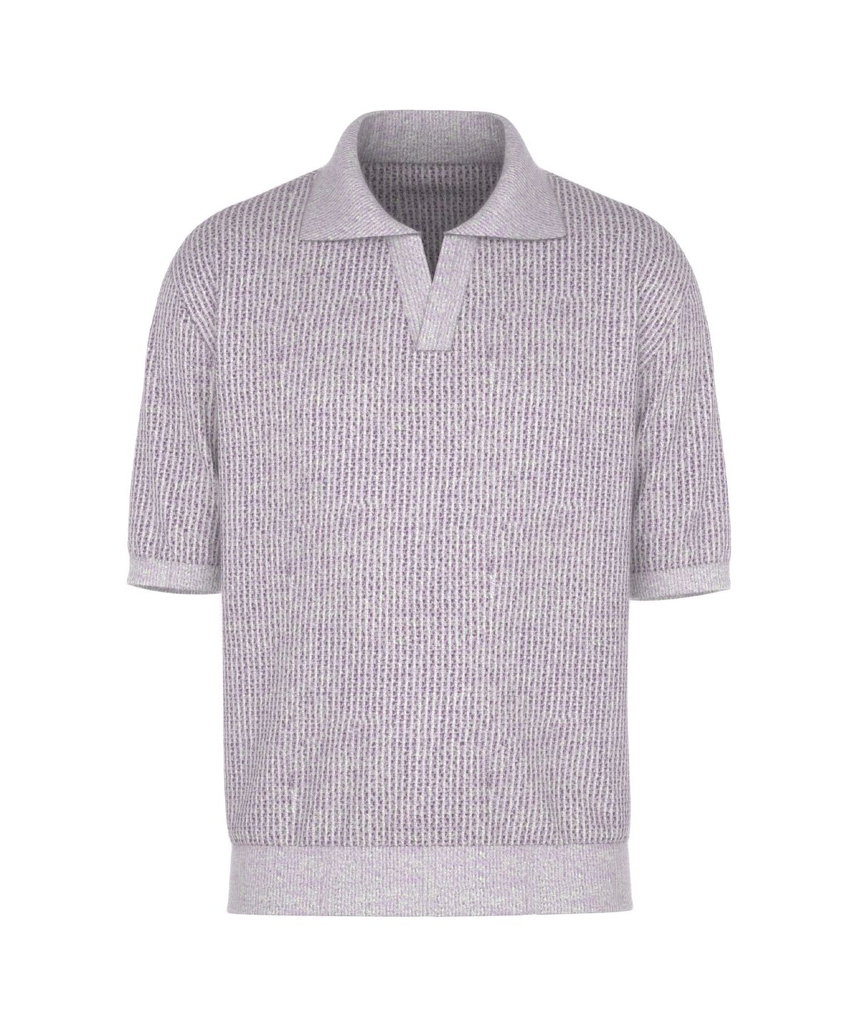 드림월드(DREAMWORLD) Bookle Half Collar Knit (Purple)