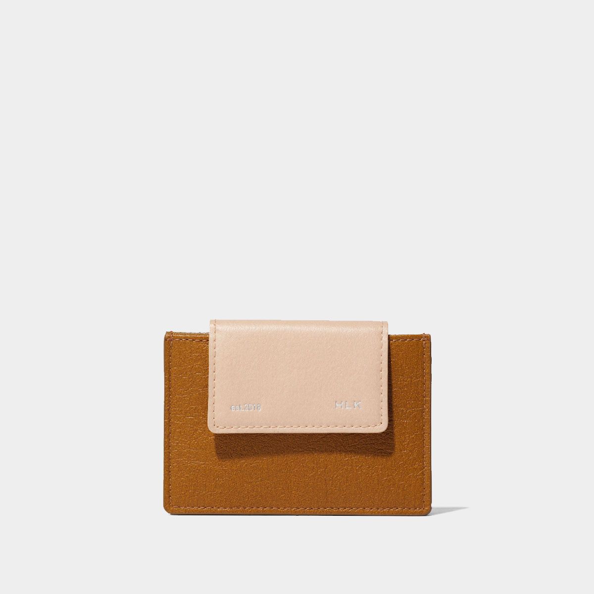 할리케이(HARLIEK) 세미 플립 카드지갑 / Sami Flip Card Wallet [Camel Pink]